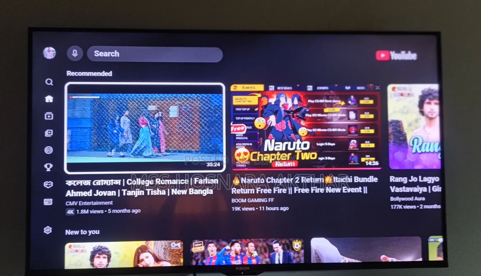 VISION 43 Inch Smart Voice Control TV