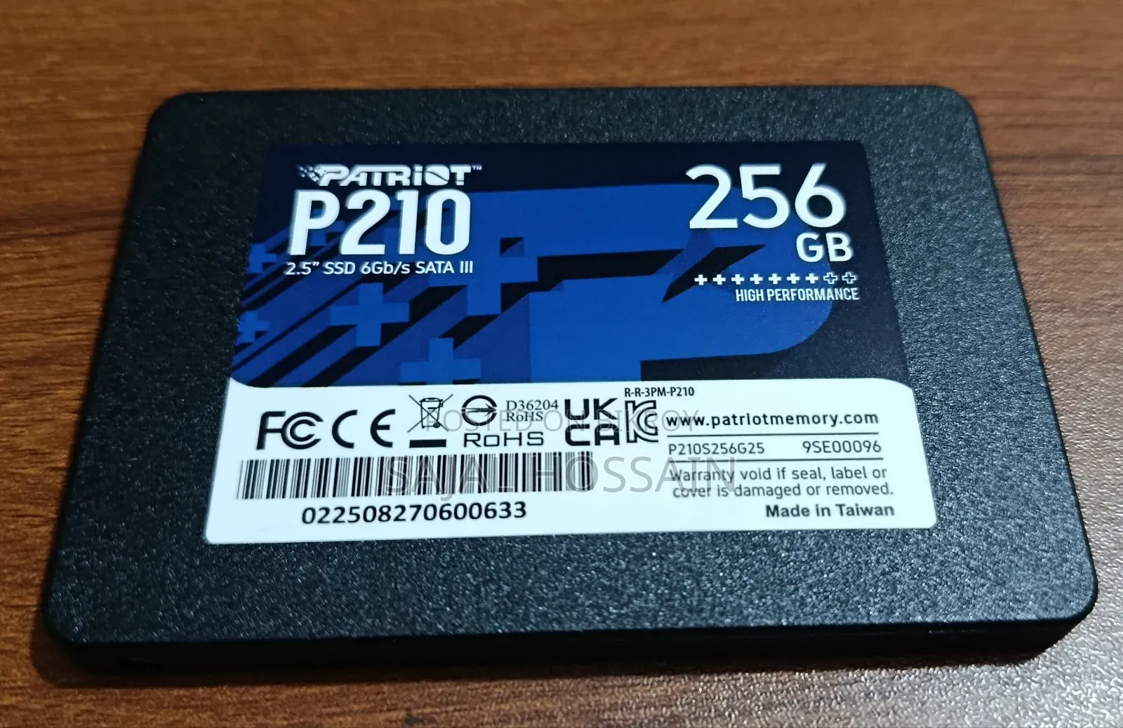 Patriot P210 256gb 2.5 Inch Sata Iii SSD