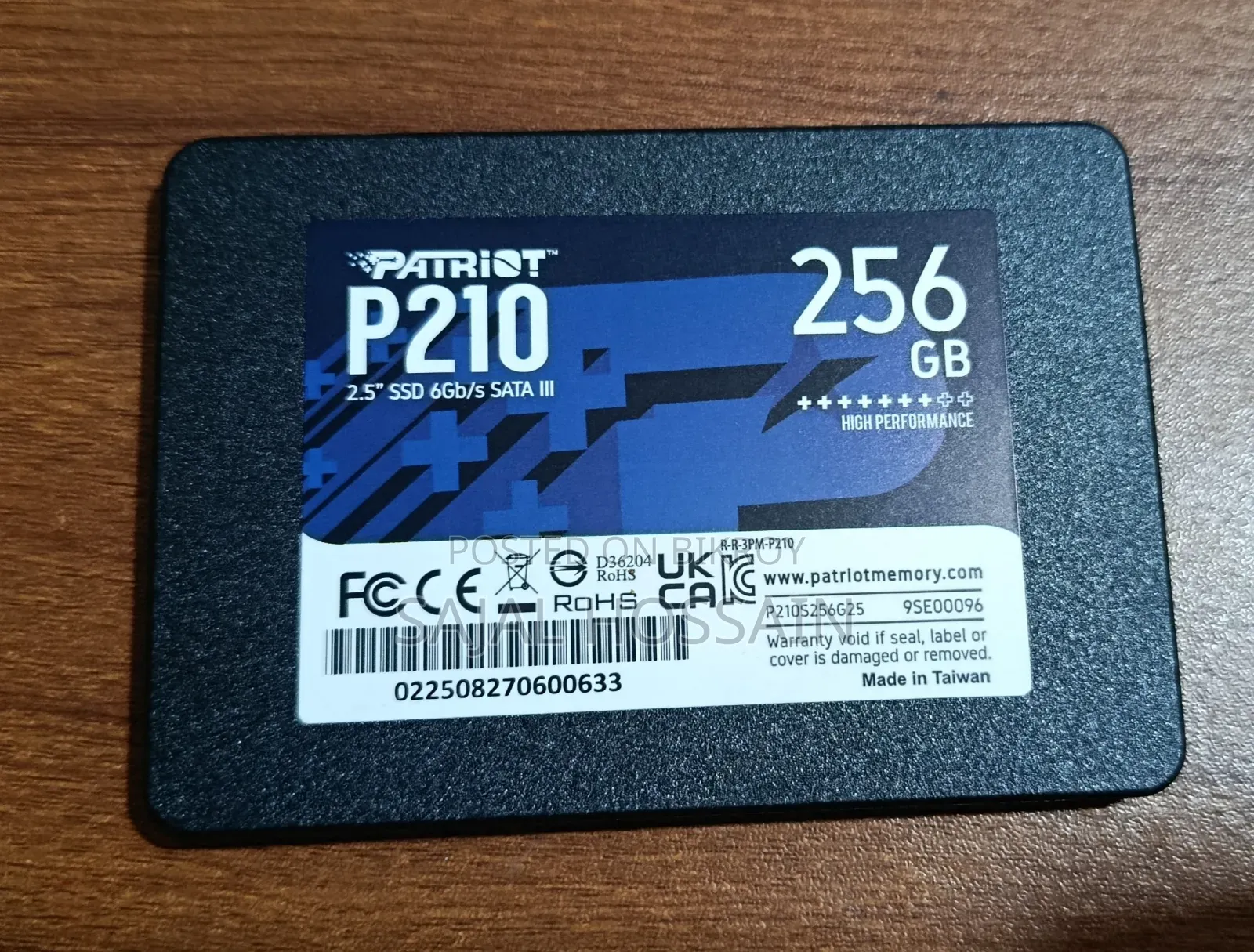 Patriot P210 256gb 2.5 Inch Sata Iii SSD