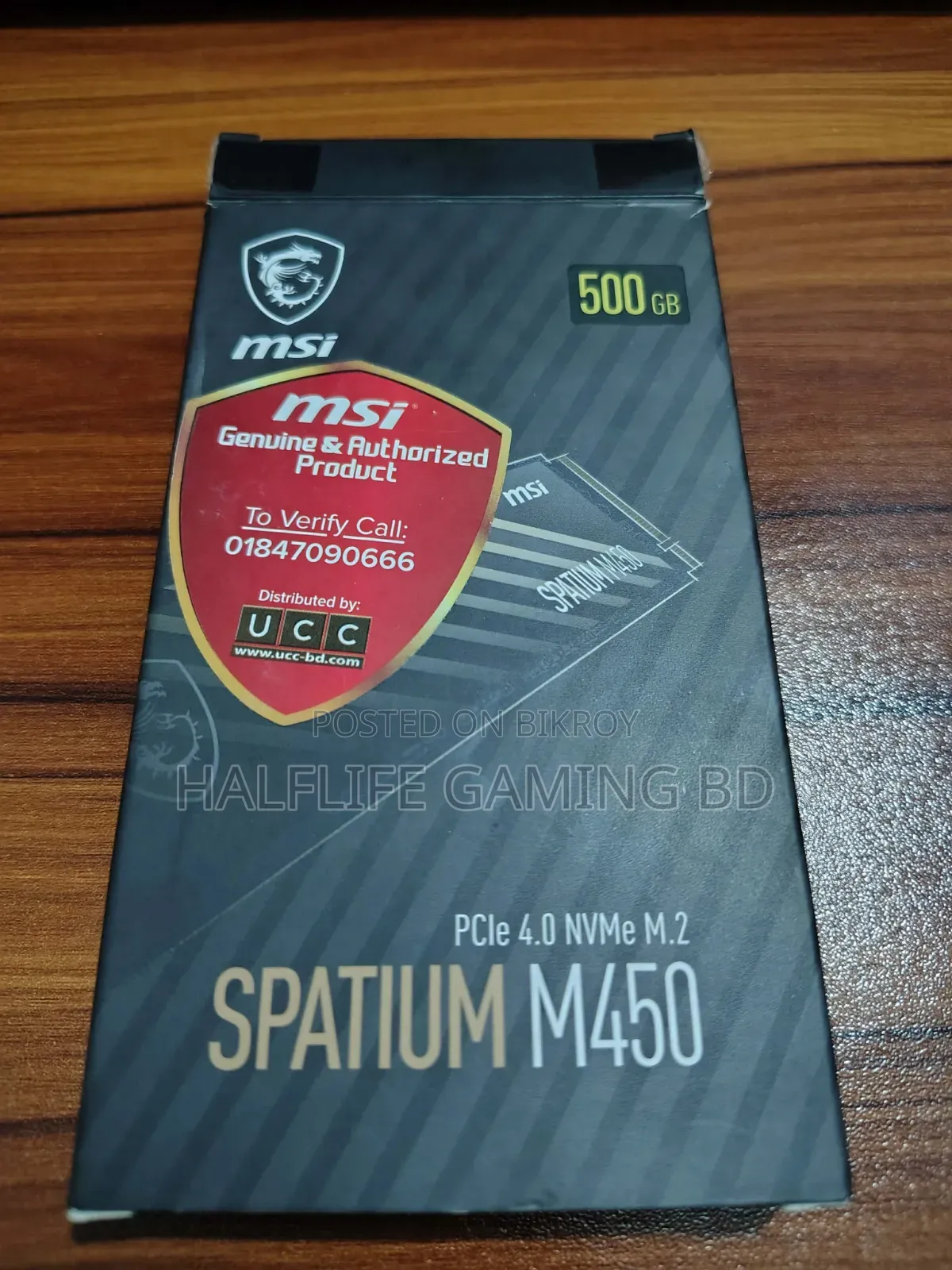 Msi Spatium M450 500gb Pcie 4.0 Nvme M.2 SSD