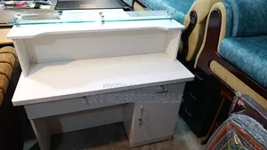 Reception Table With Glass Top (Urgent Sell)