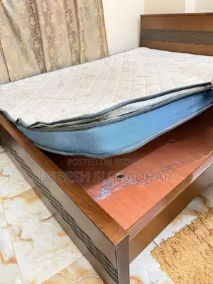 Hatil King Size Bed With Premium Orthopedic Mattress