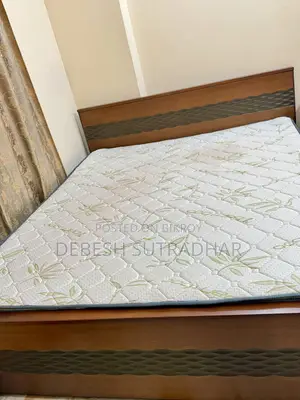 Hatil King Size Bed With Premium Orthopedic Mattress