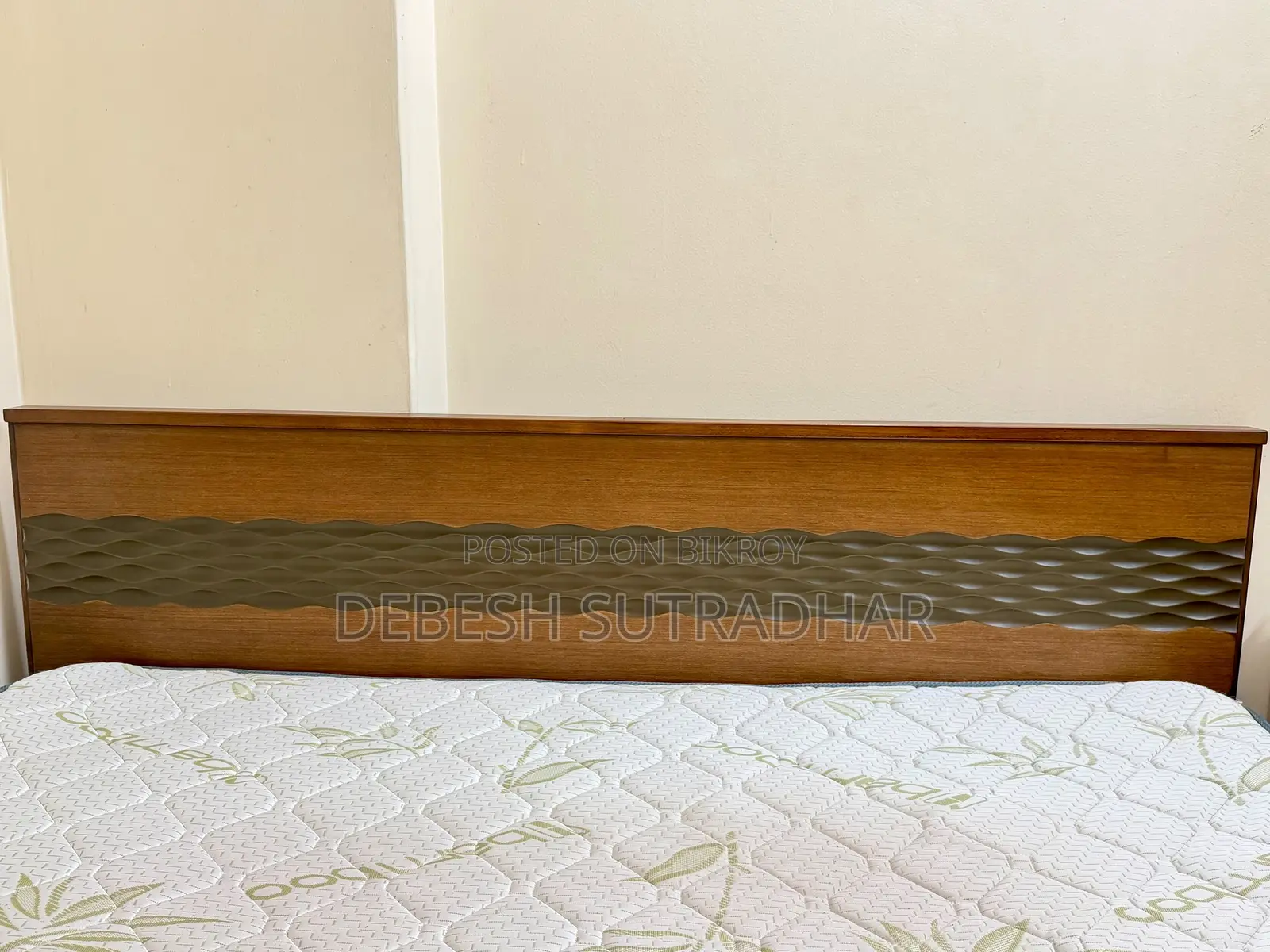 Hatil King Size Bed With Premium Orthopedic Mattress