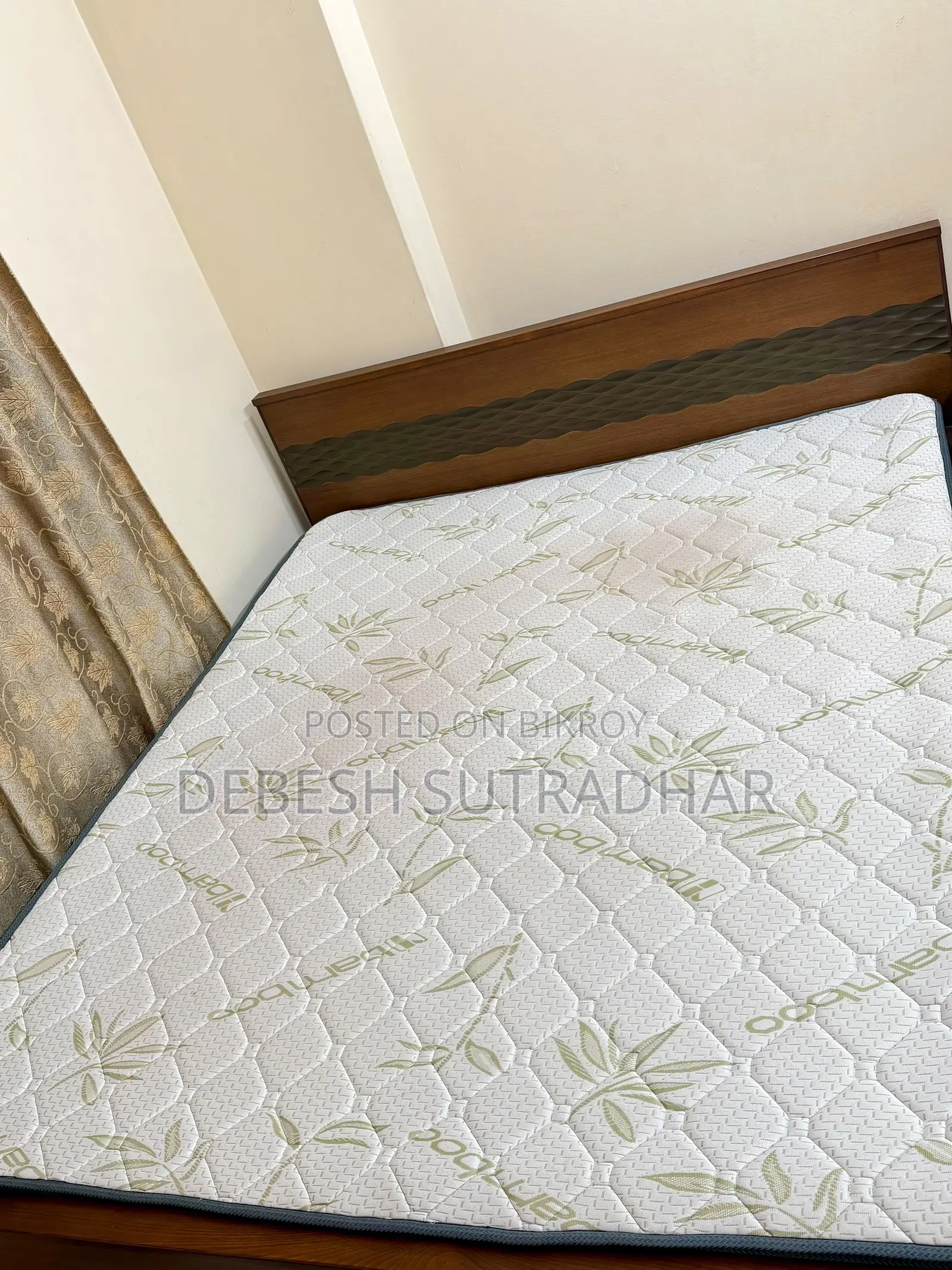 Hatil King Size Bed With Premium Orthopedic Mattress