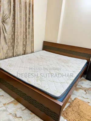 Hatil King Size Bed With Premium Orthopedic Mattress