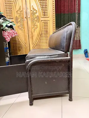 Strong Iron Sofa/Chair for Sale – with Storage Cabinet Below