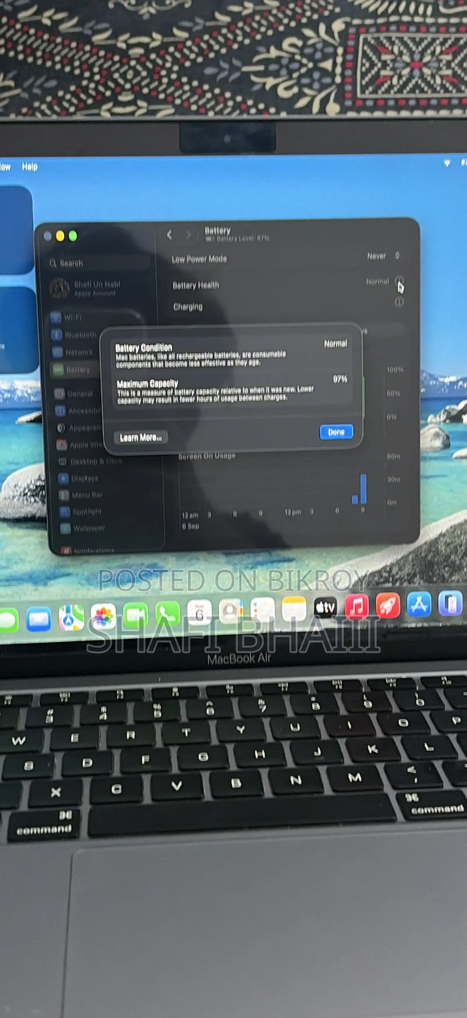 Laptop Apple MacBook Air 2020 M1 8GB Apple M1 SSD 256GB