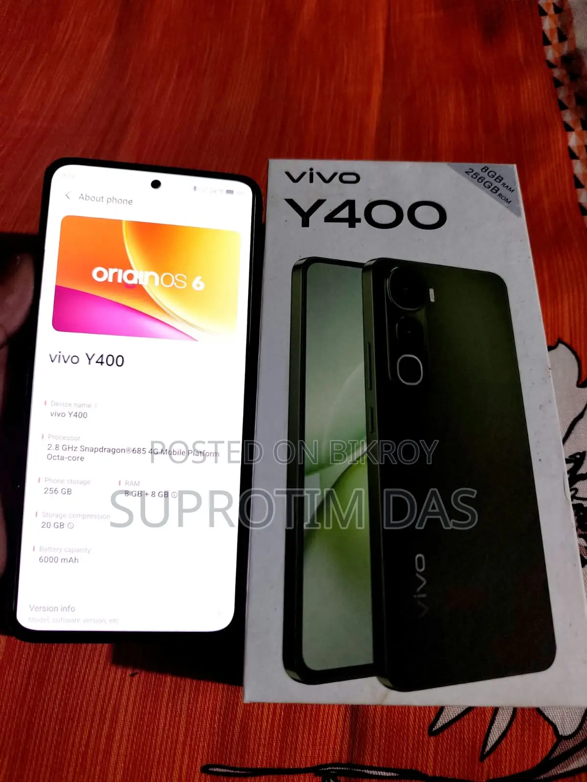 Vivo Y400 4G 256 GB Green