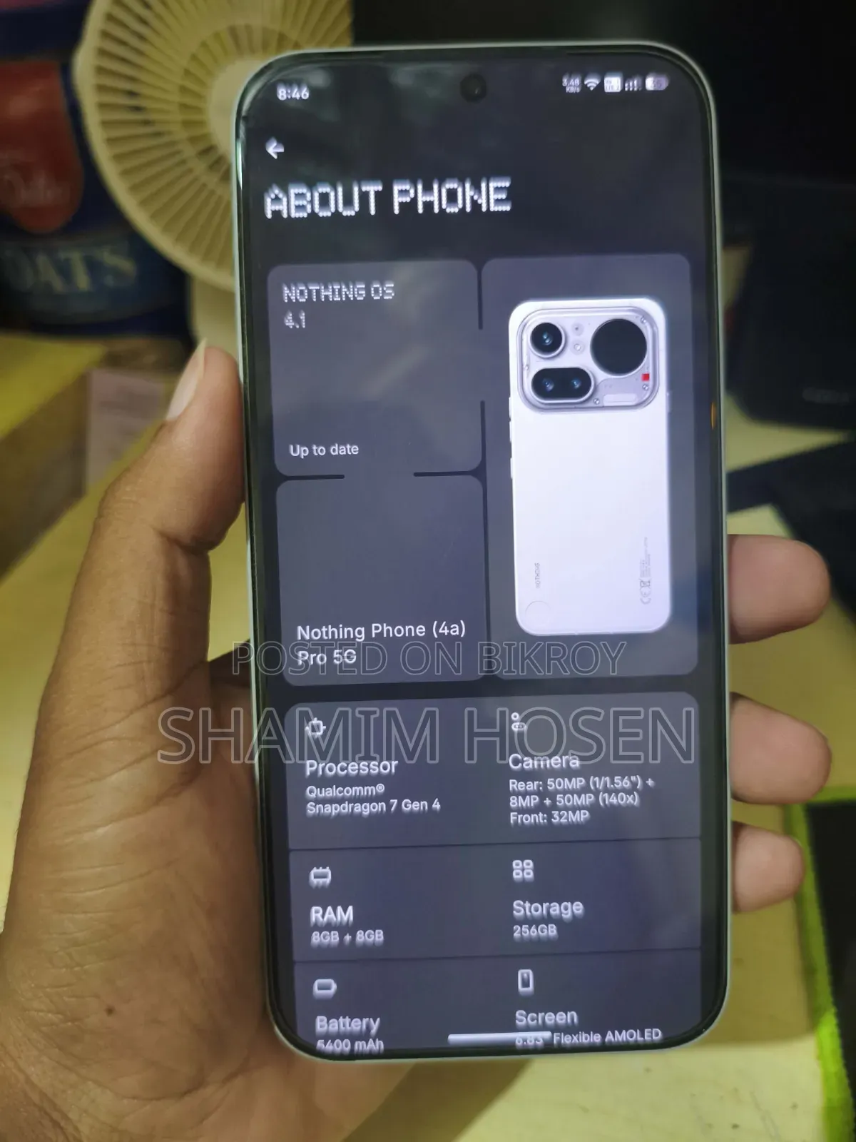 Nothing Phone 4a Pro 256 GB White