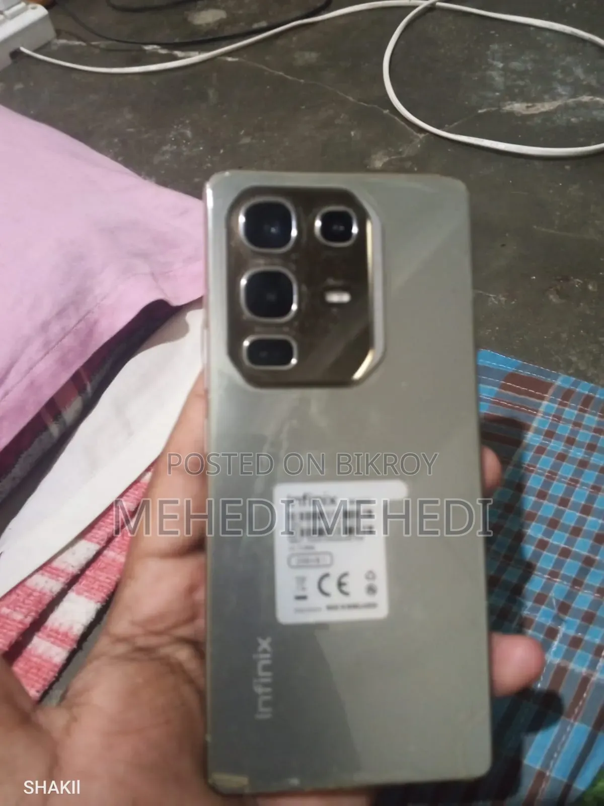 Infinix Note 50 Pro 4G 256 GB Silver