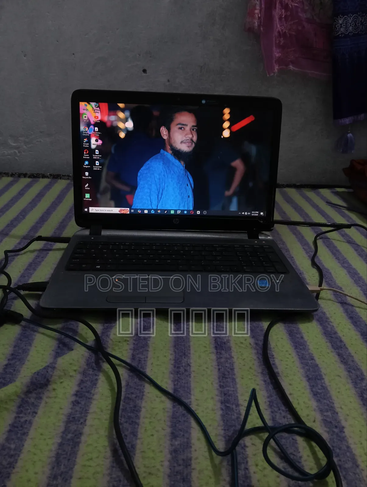 ল্যাপটপ এইচপি ১৫ ৮জিবি ইন্টেল কোর আই৫ এসএসডি ২৫৬জিবি