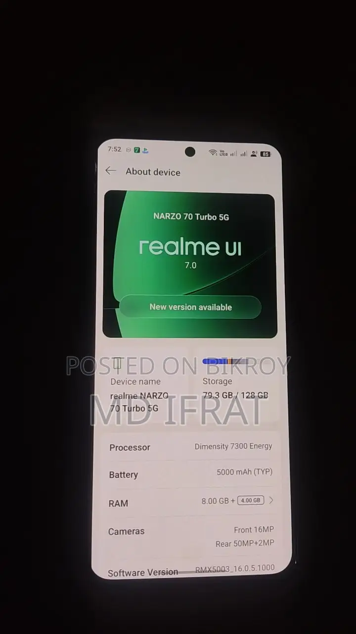 Realme Narzo 128 GB Yellow