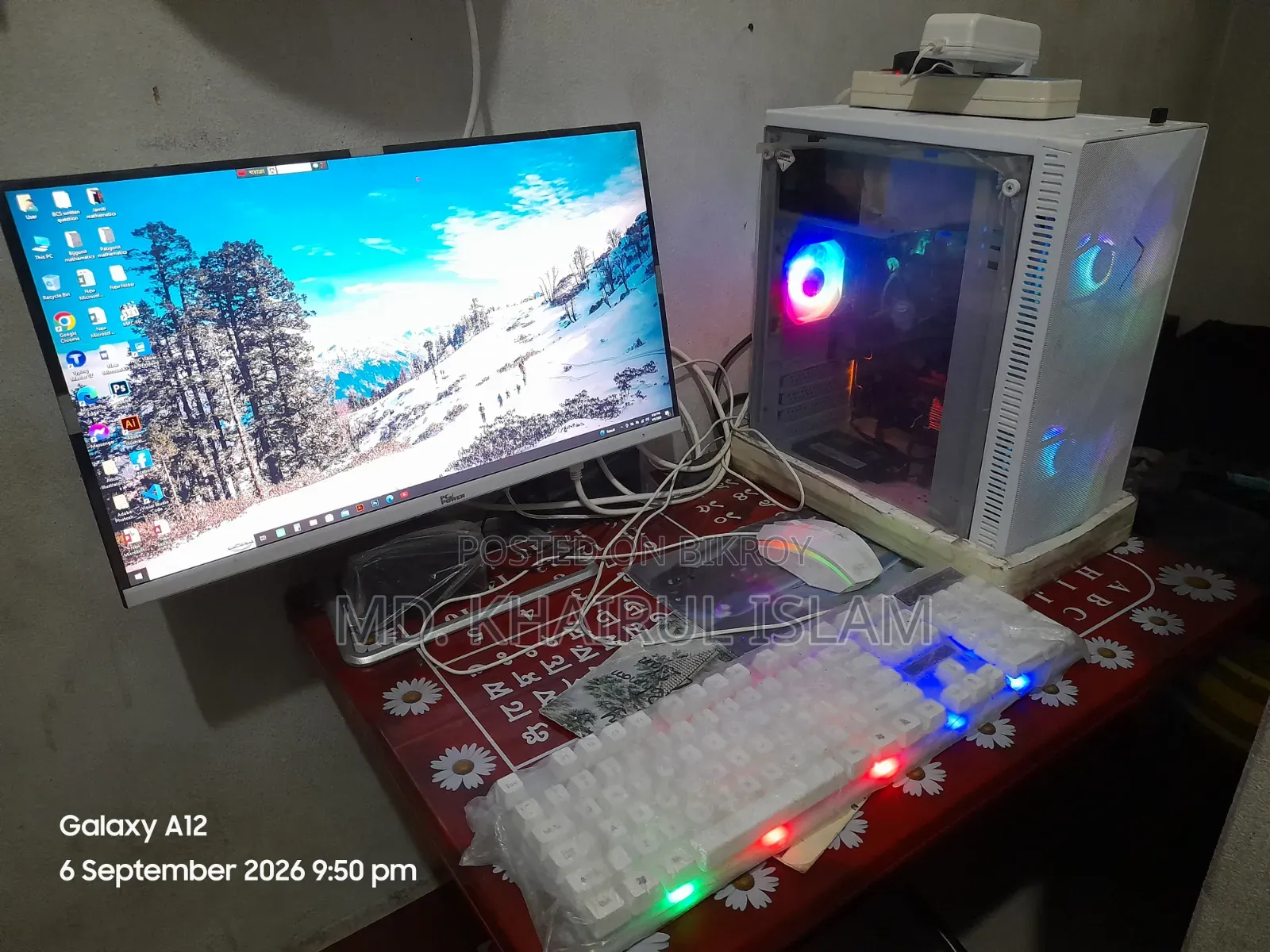 Desktop Computer ASUS 8GB Intel Core I5 SSD 256GB