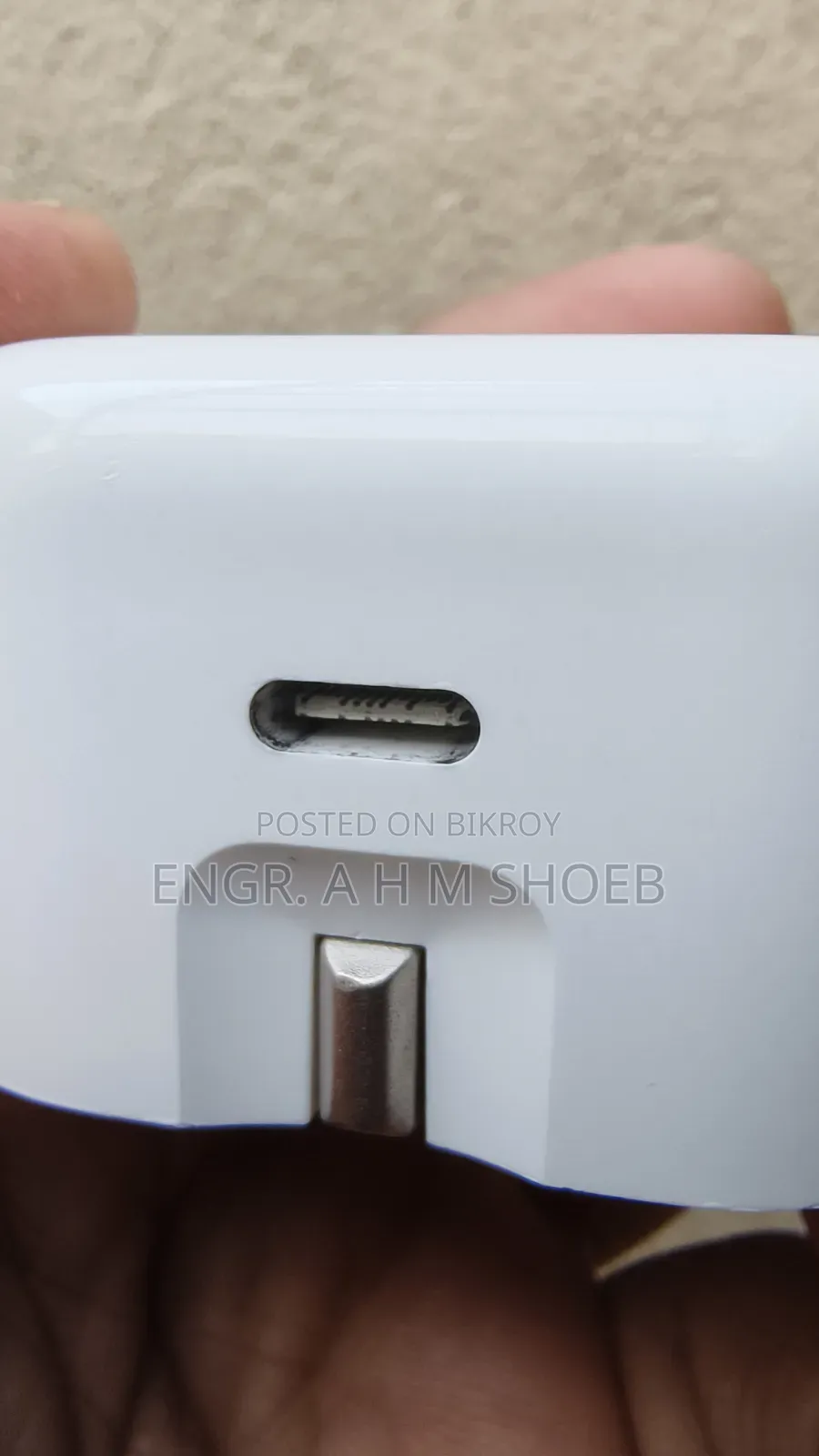 Apple 20W USB-C Power Adapter+ Original 15 Pro Max Cable.