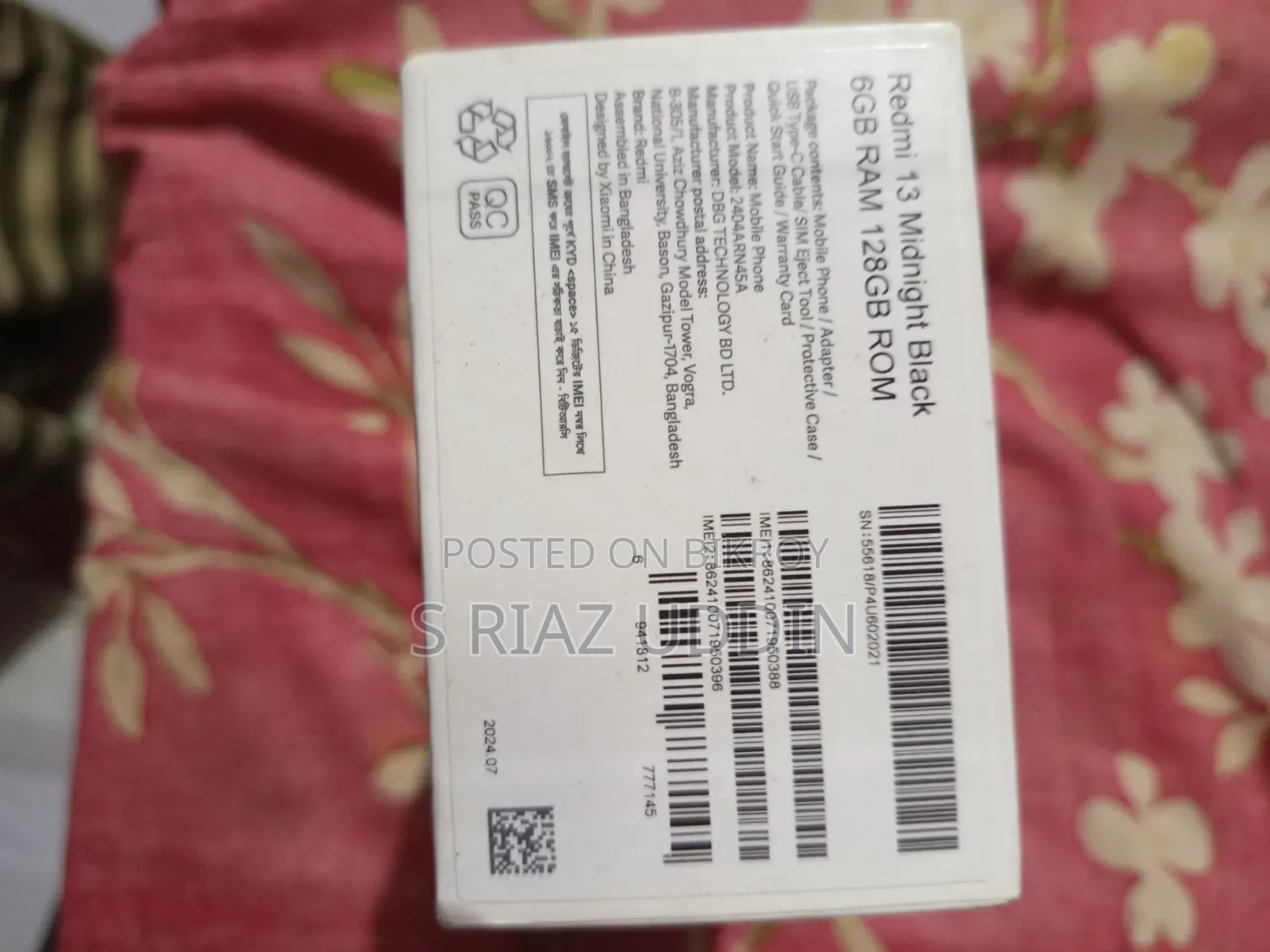 Xiaomi Redmi Note 13 128 GB Black