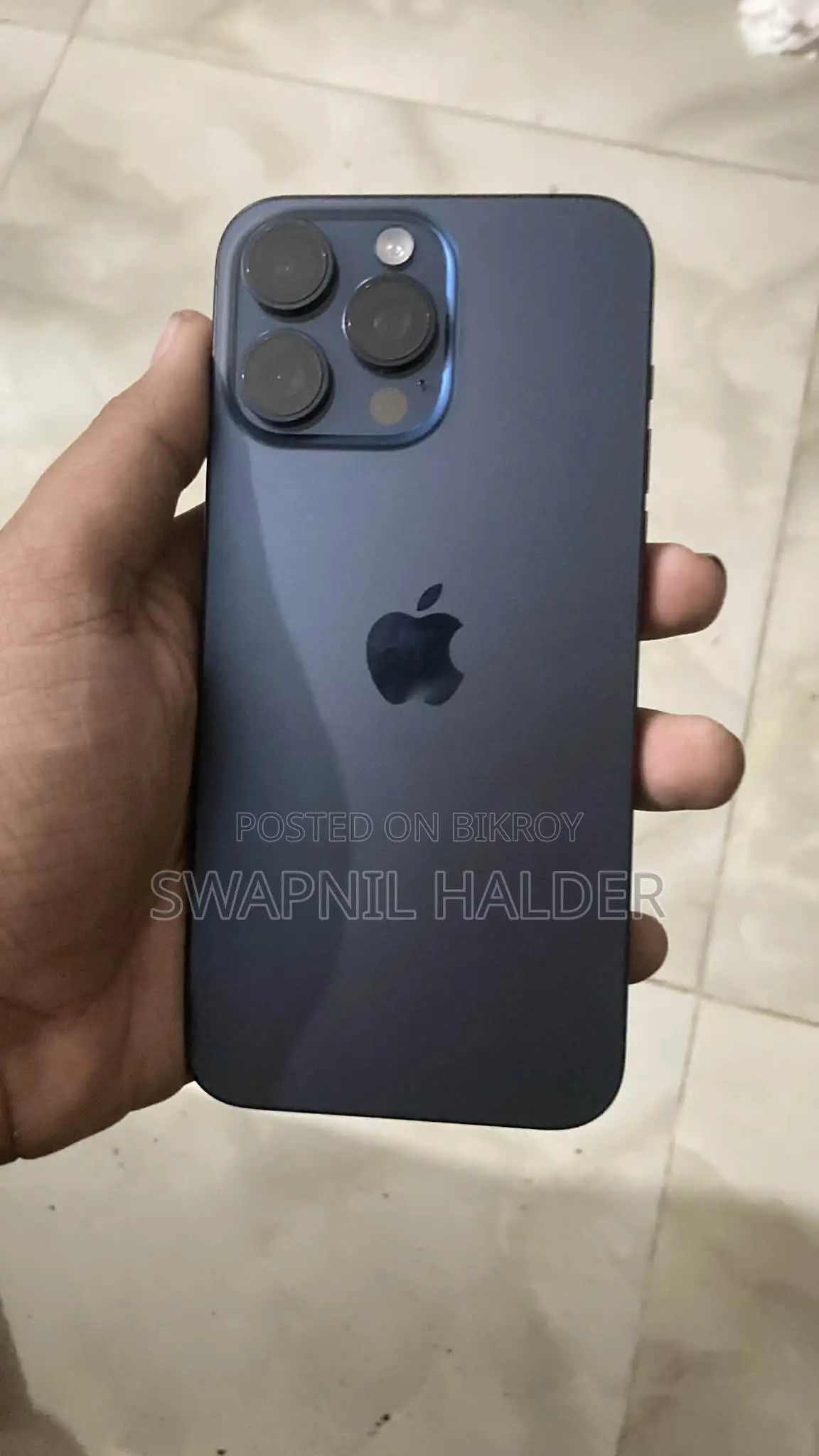 অ্যাপল আইফোন ১৫ প্রো ম্যাক্স ২৫৬ জিবি ব্লু
