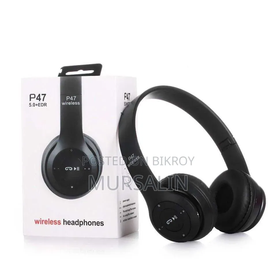 P47 Bluetooth Headphone New