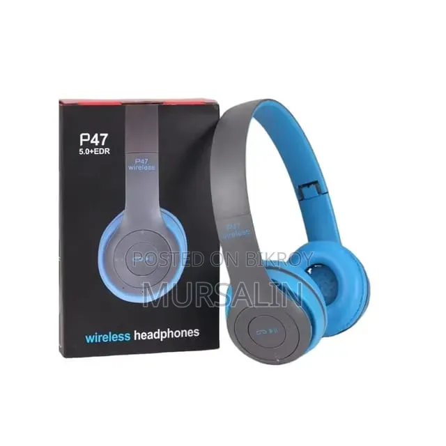 P47 Bluetooth Headphone New
