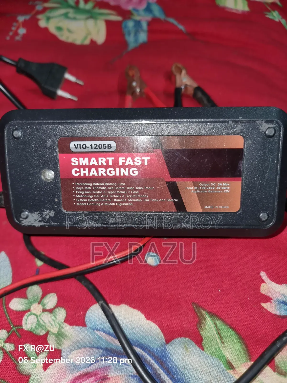 12v 5A Charger Auto Cut