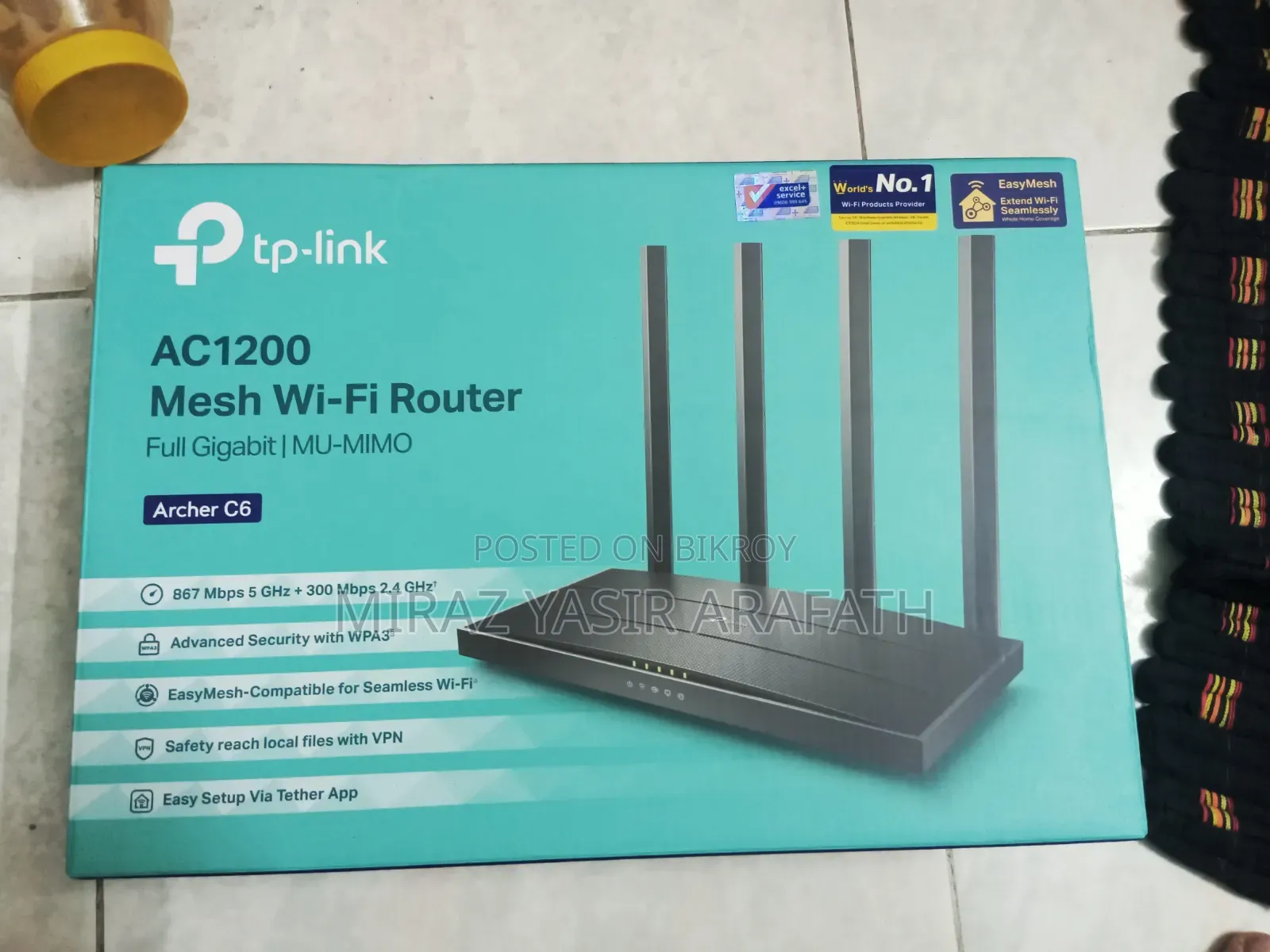 TP-Link Archer C6 and DBC 1GE EPON Onu