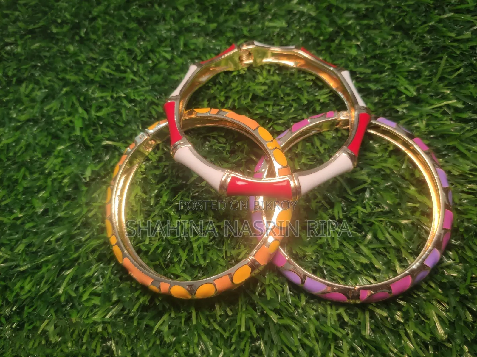 Vibrant Enamel Meenakari Bangle Collection!