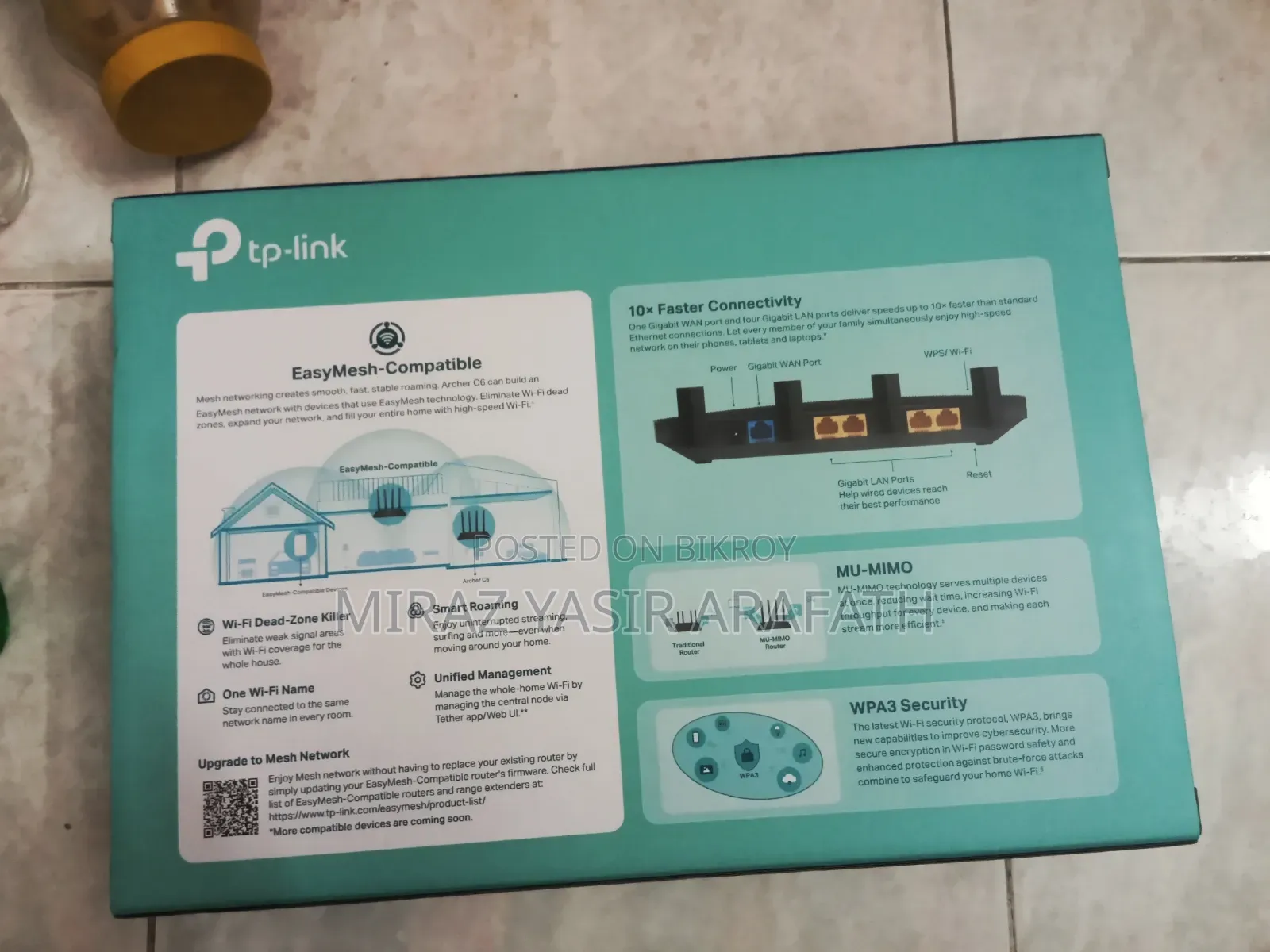 TP-Link Archer C6 and DBC 1GE EPON Onu