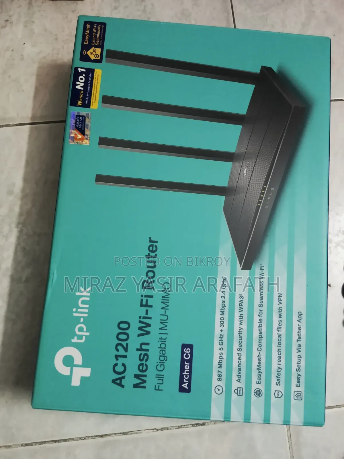 TP-Link Archer C6 and DBC 1GE EPON Onu