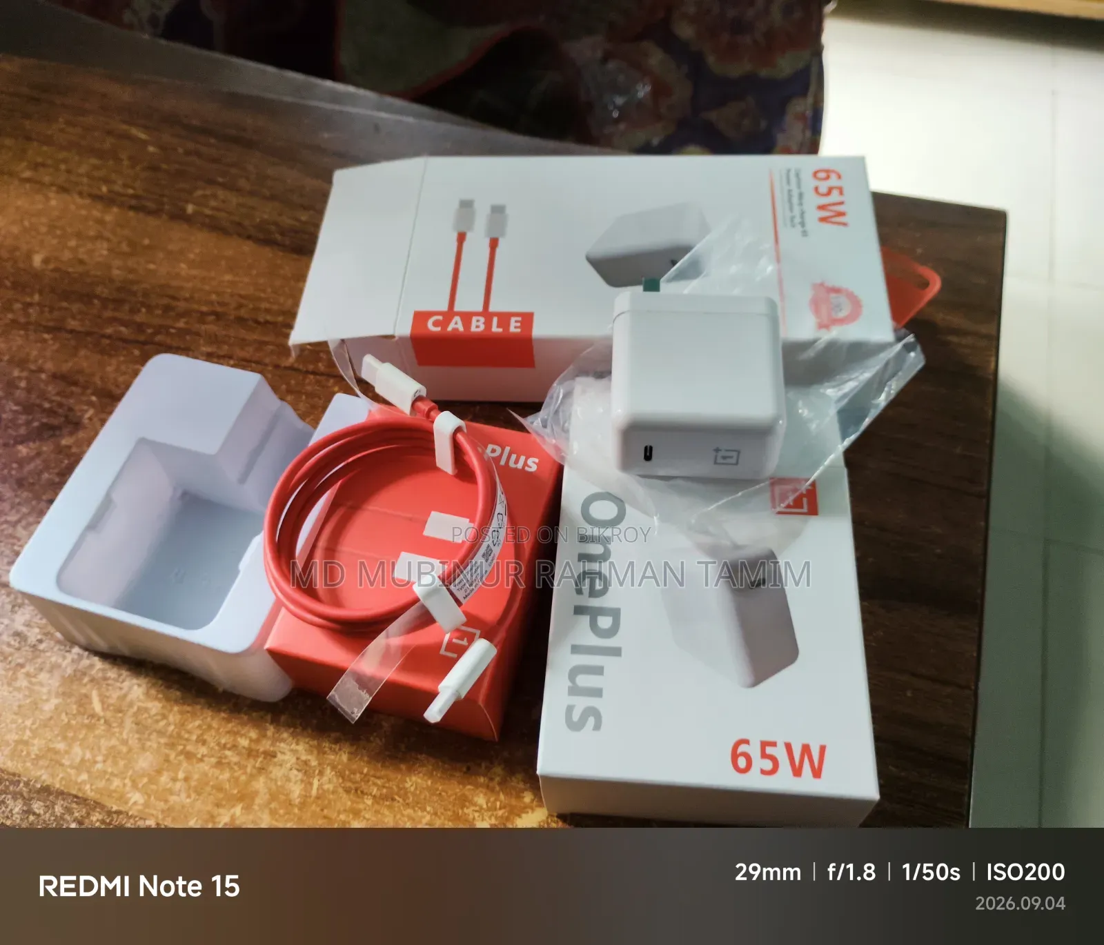 Original One Plus 67w Charger