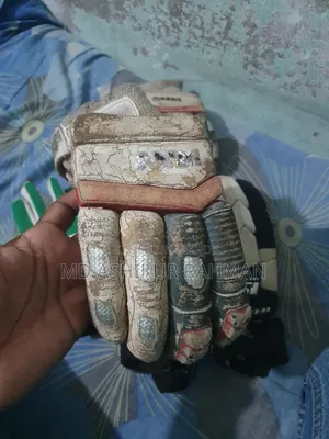 Cricket batting gloves.