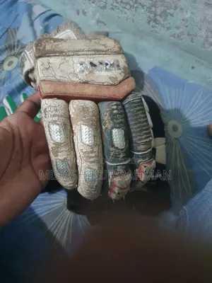 Cricket batting gloves.