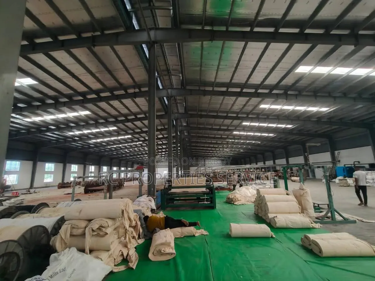 65000sft Industrial Steel Shad Rent in Ghorashal, Norshindi