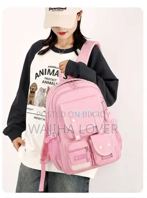 Stylish Korean Style Multi-Pocket School College Backpack