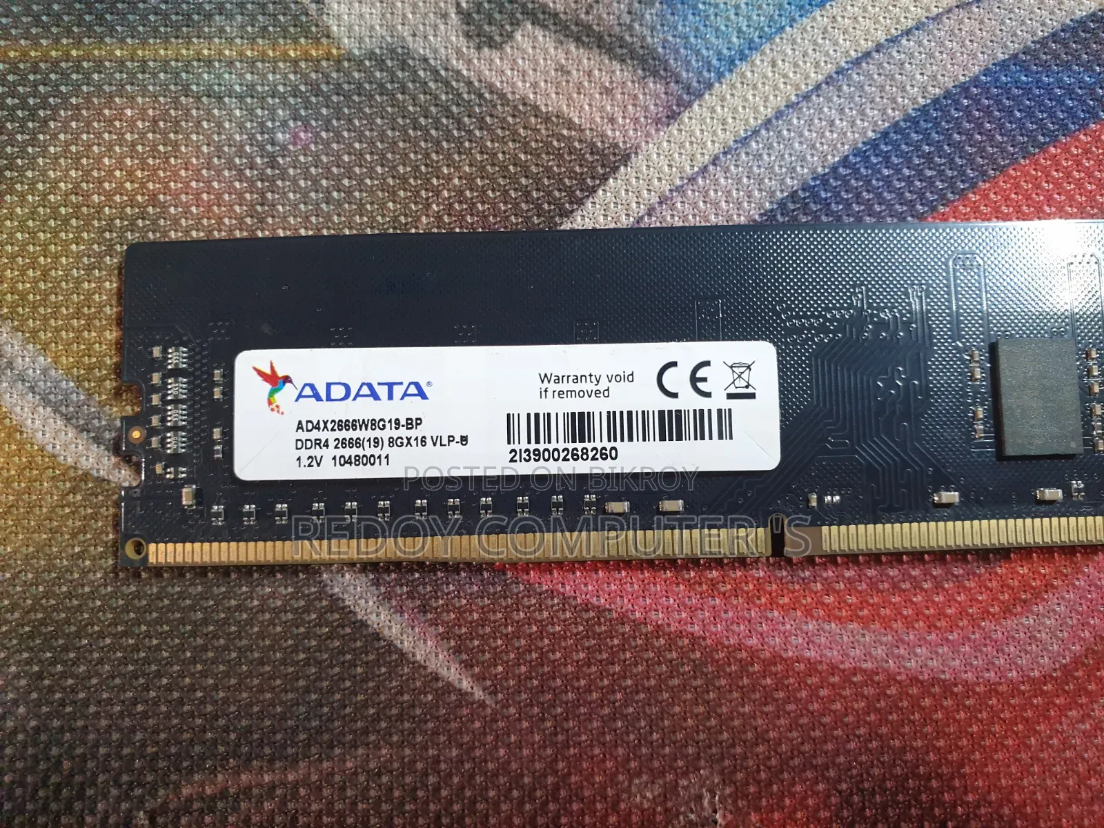 Adata 8gb Ddr4 PC Ram