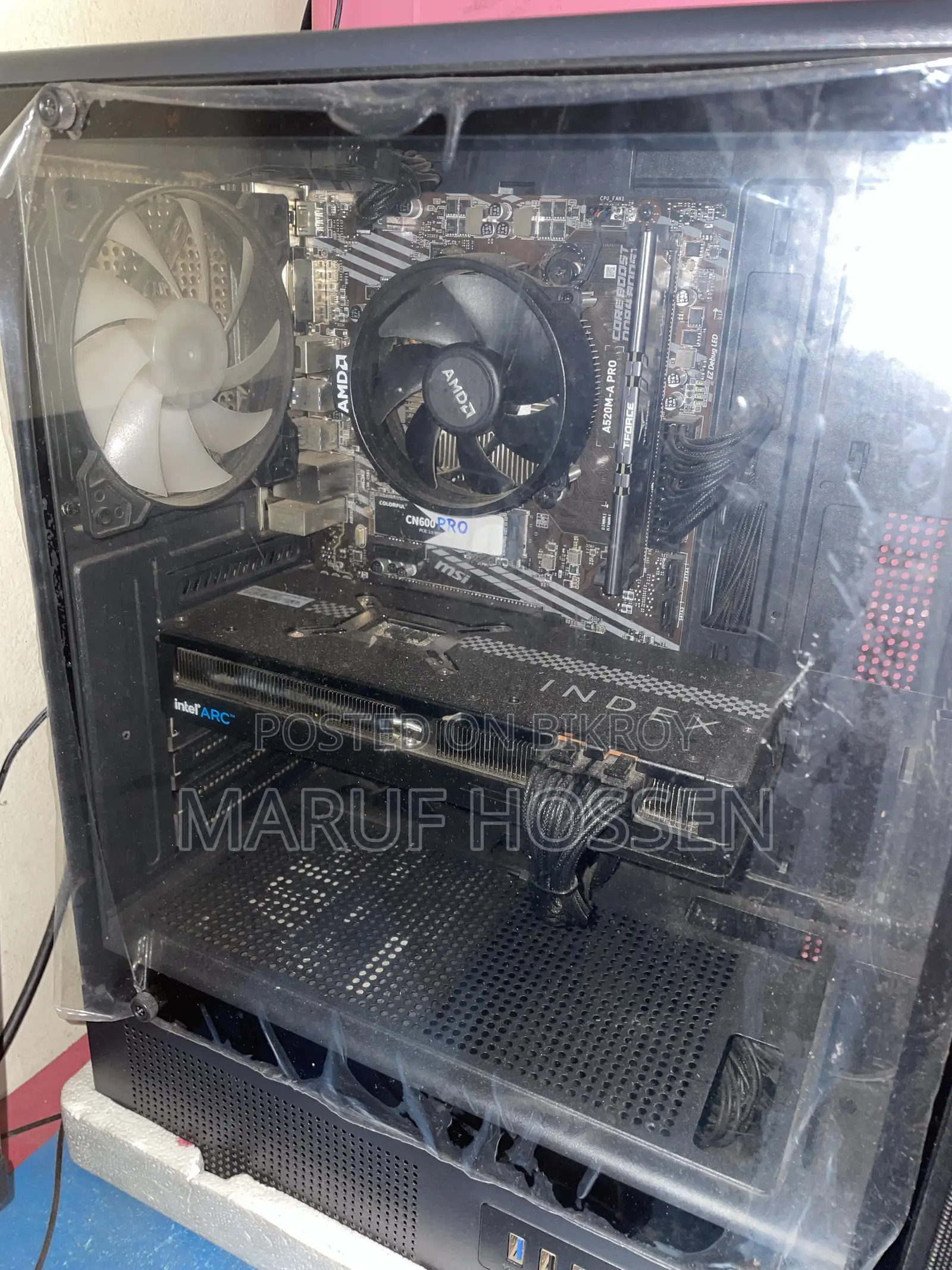 New Desktop Computer MSI Model 8GB AMD Ryzen 5 SSD 256GB