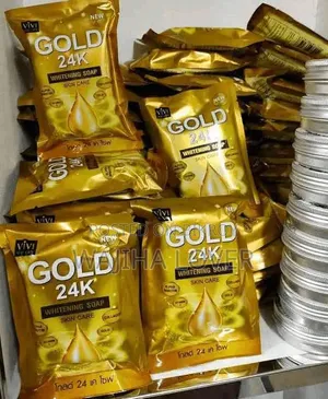 ফর্সা হওয়ার সাবান Gold Whitening Soap Vivi Skin Care 80gm-1ps