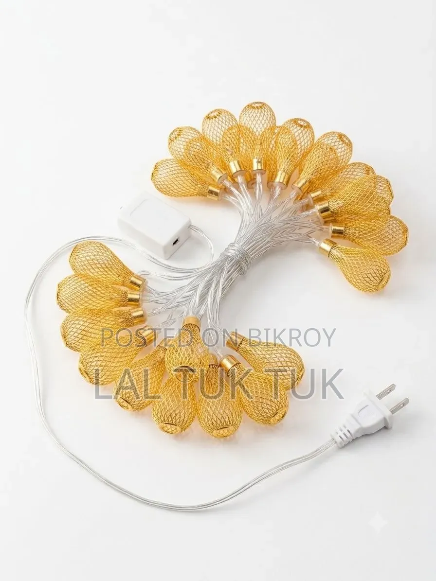 AURORA Gold Mesh String Lights (20 Pcs)
