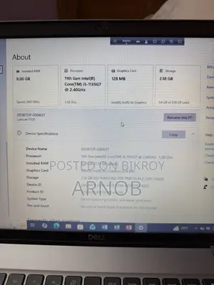 Laptop Dell Latitude 7490 8GB Intel Core I5 SSD 256GB