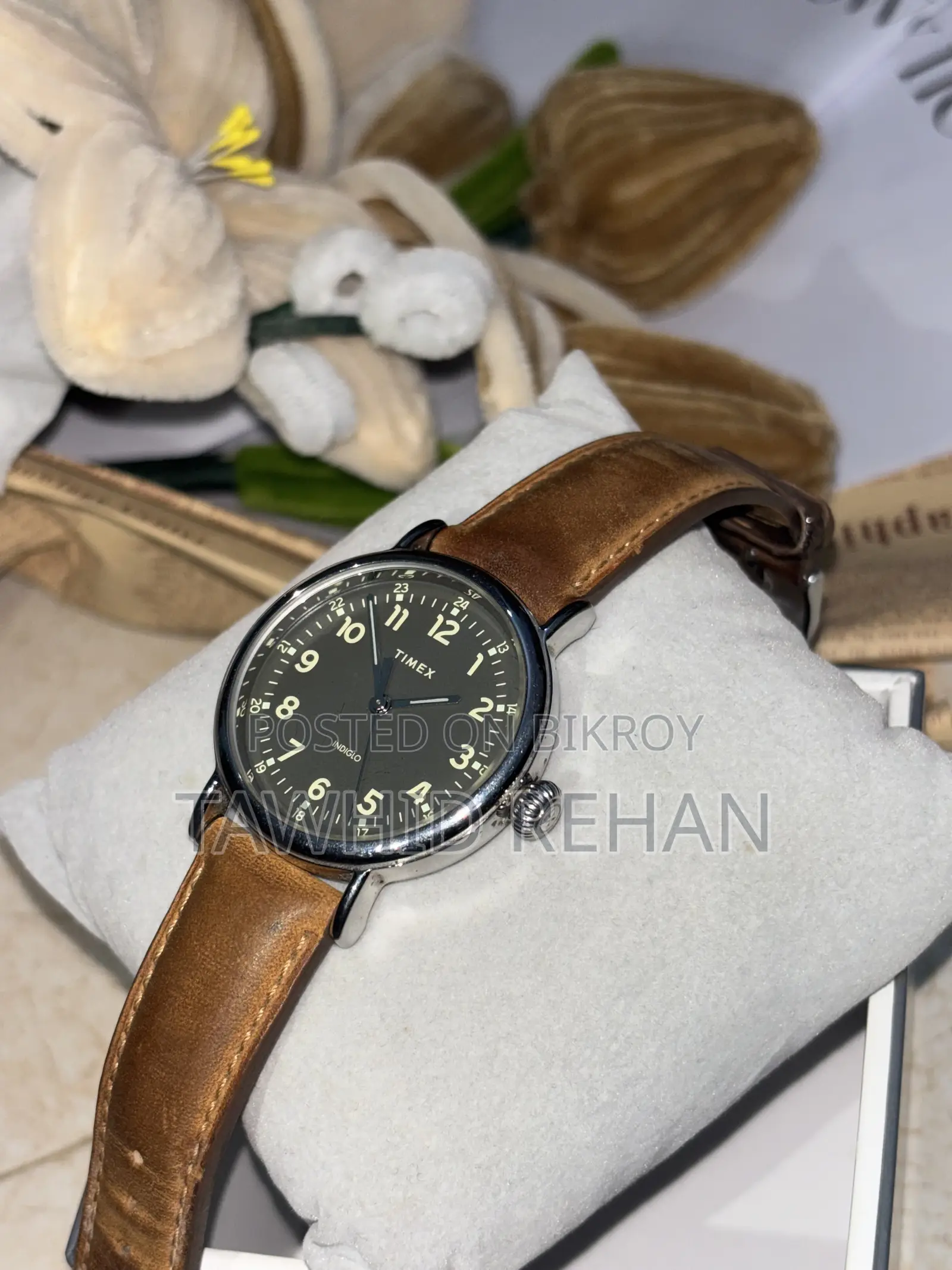 Timex Standard 3-Hand 40mm Leather Band