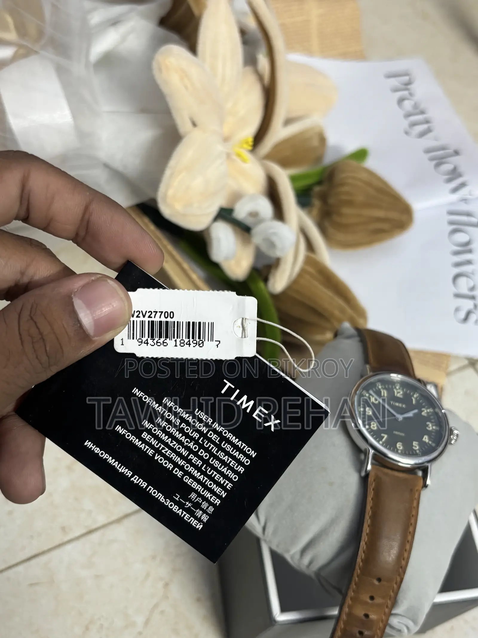 Timex Standard 3-Hand 40mm Leather Band