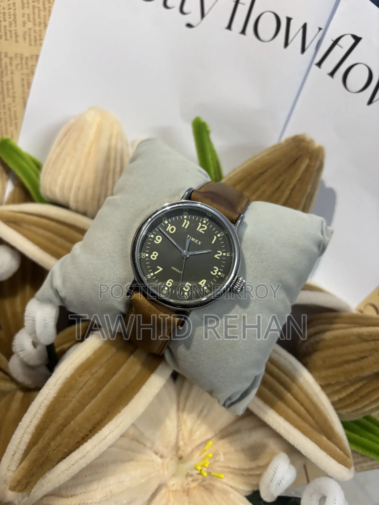 Timex Standard 3-Hand 40mm Leather Band