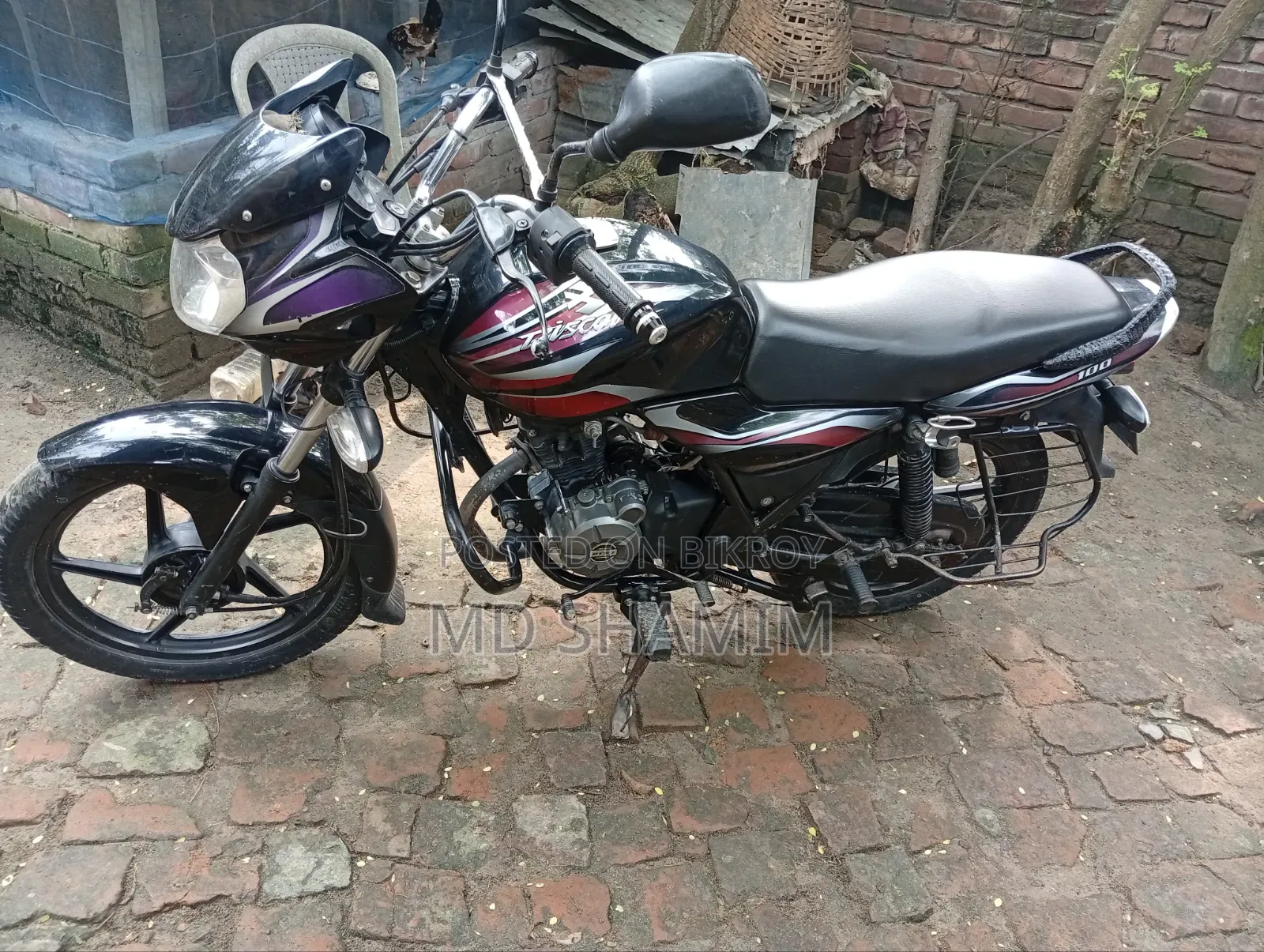 Bajaj Discover 100 2018 Black