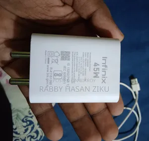 Infinix Note Edge অরিজিনাল চার্জার বিক্রি হবে । 45W এর চার্জার