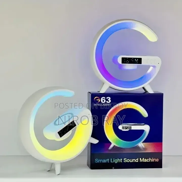 G63 Smart Light RGB Speaker With Digital Alarm Clock