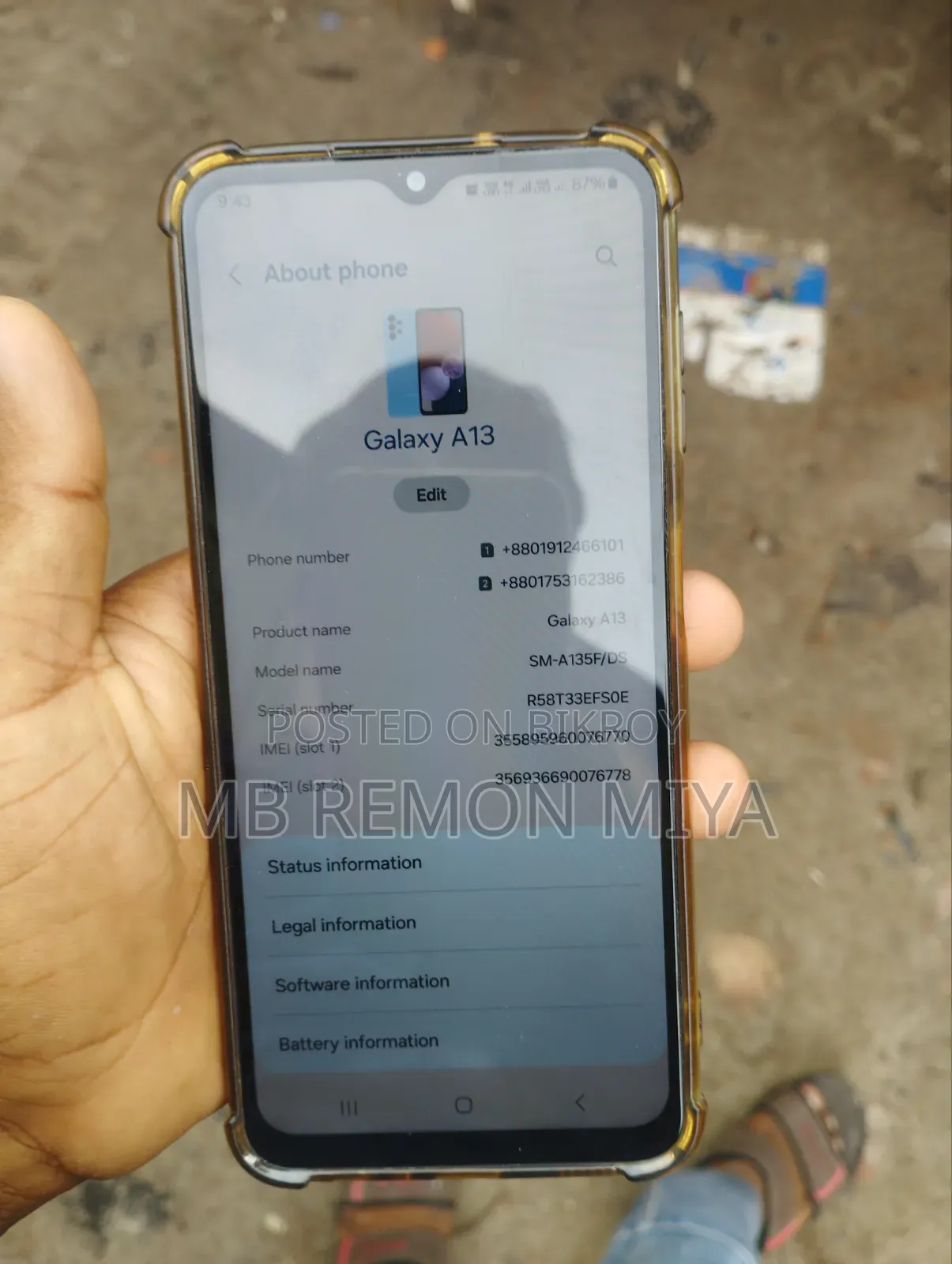 Samsung Galaxy A13 64 GB White