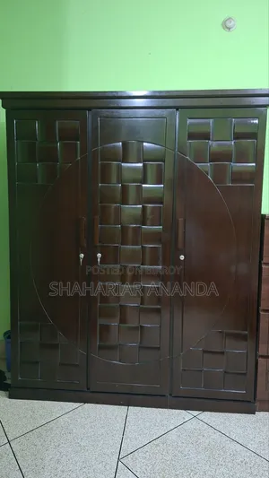 Canadian Wood-এর ৩ পাল্লার আলমারি | মাত্র ৩ মাস ব্যবহার | প্রায় নতুন