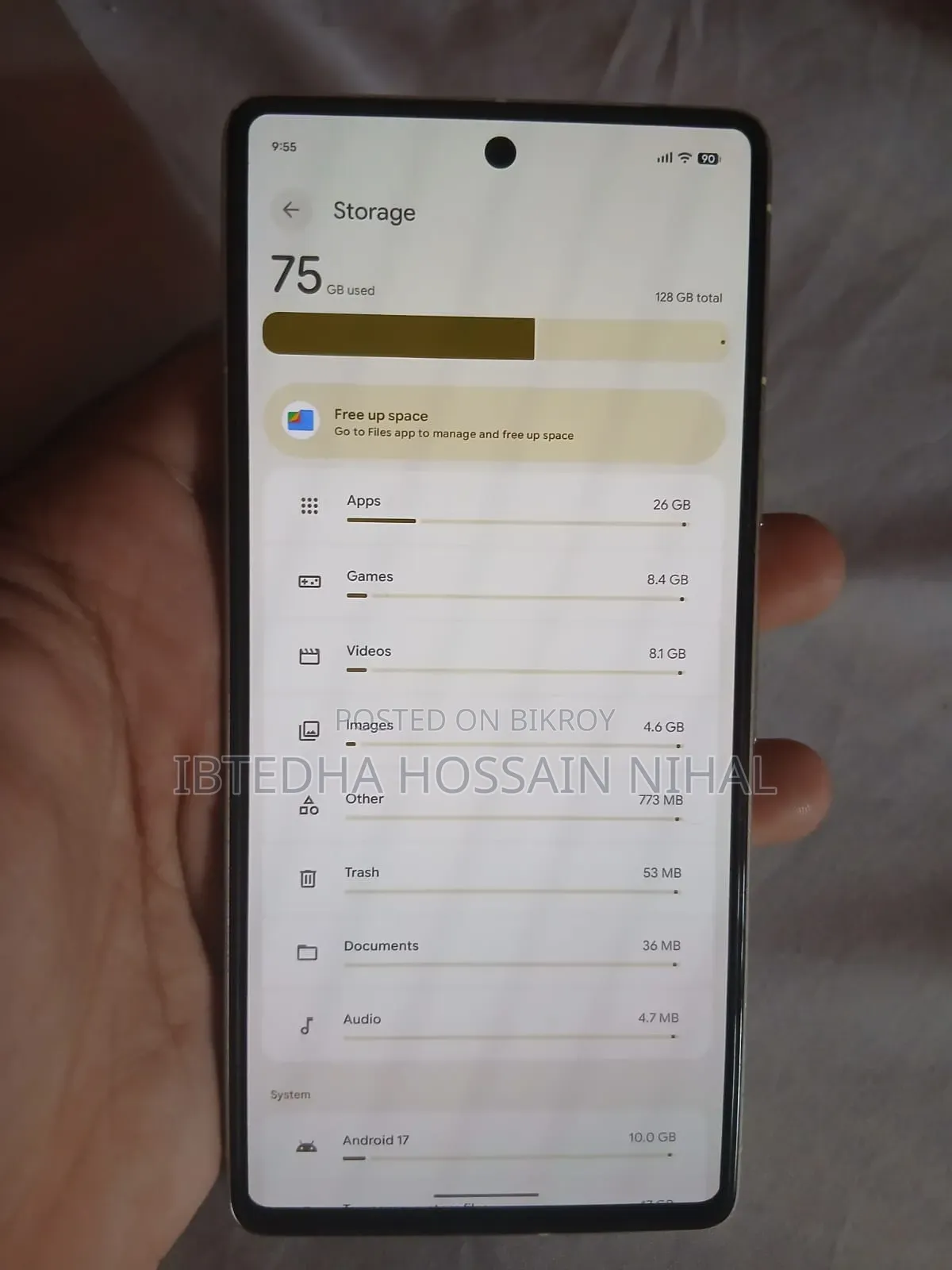 New Google Pixel 7 128 GB Graphite