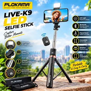 LIVE- LED Selfie Stick