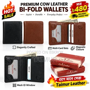 Premium Leather Men’s Wallet | Multiple Card Delivery Charge Free