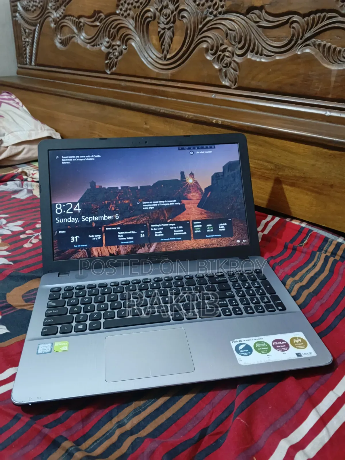 Laptop ASUS 8GB Intel Core I3 SSD 128GB